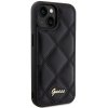 Guess GUHCP15SPSQSQSK iPhone 15 / 14 / 13 6.1 czarny/black hardcase Quilted Metal Logo